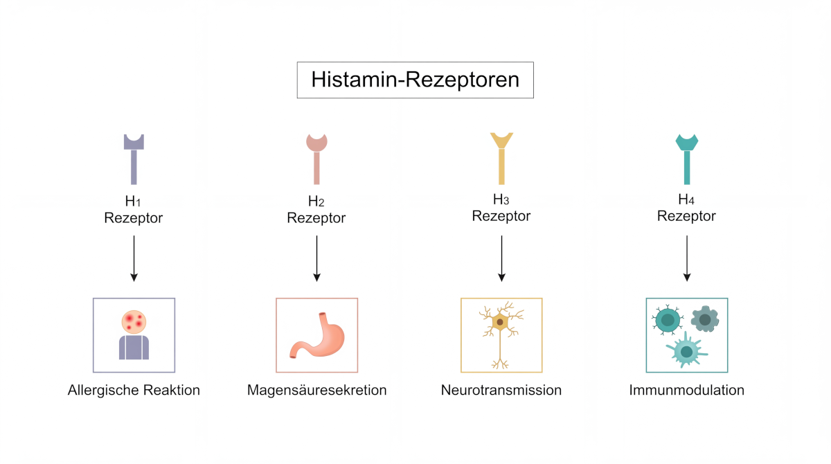 Histaminrezeptoren und ihre Funktionen auf den Körper
